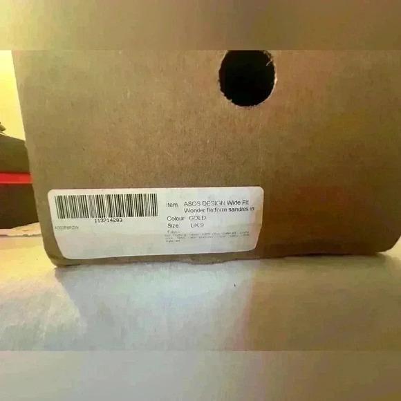 Asos Design Flatform Gladiator Sandals - Picture 9 of 9